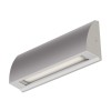 LED Wandleuchte / Treppenlicht SEGIN für außen, IP54, flach, Downlight, grau matt, eckig, 6,2 W, 566lm, warmweiß