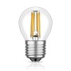 E27 LED lampadina, G45, bianca calda (2700 K), 3,9 W, 518lm