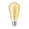 E27 LED lampadina, ST64, extra bianca calda (2200 K), 4 W, 489lm, goldfarben