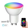 GU10 LED RGB lampadina, PAR16, bianca calda - bianca fredda (2900 - 6200), 5,5 W, 473lm, 103°, Smart Home, WLAN, Alexa, opaco