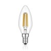 E14 LED bombilla, candela, blanca cálida (2700 K), 3,7 W, 452lm