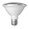 E27 LED bombilla, PAR30 kurzer Hals, blanca cálida (2700 K), 12,9 W, 994lm, 42°, Reflektorspiegel (silber)