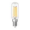 E14 LED bombilla, T25, blanca cálida (2900K), 4,2W, 507lm